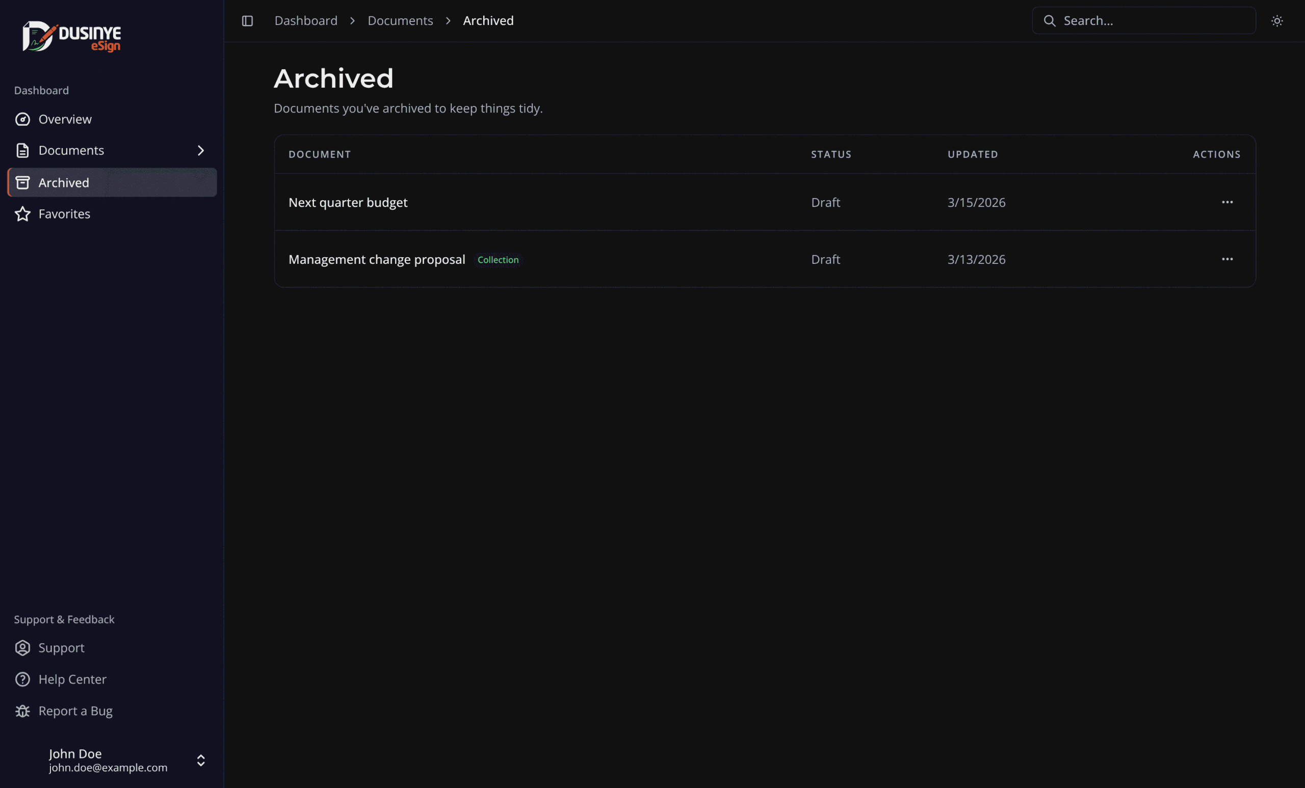 Archived