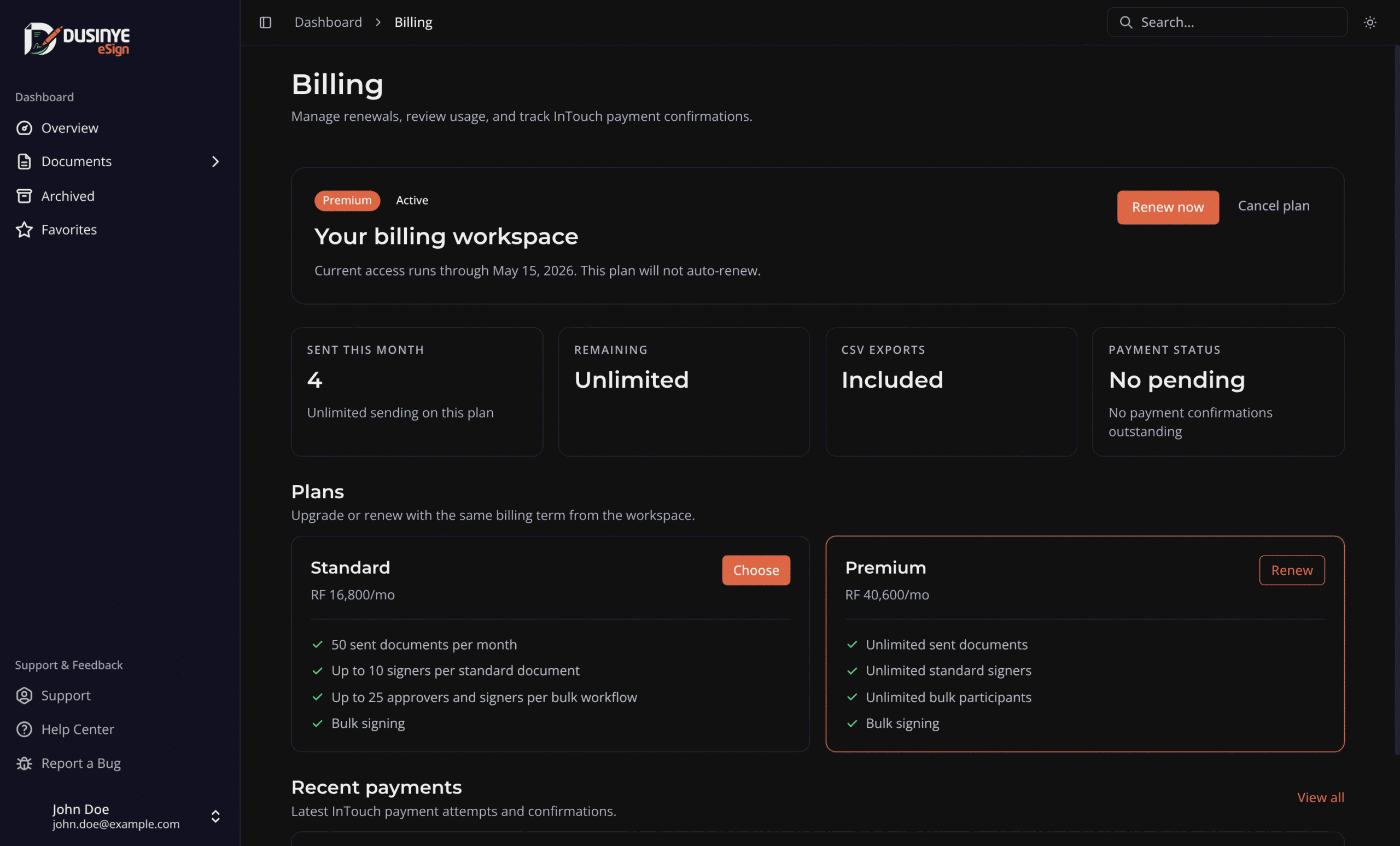 Billing